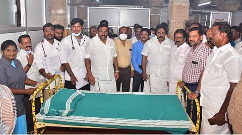 ஸ்ரீரங்கம் அருள்மிகு ரங்கநாதர் கோயிலில் மருத்துவ முதலுதவி மையம் திறப்பு