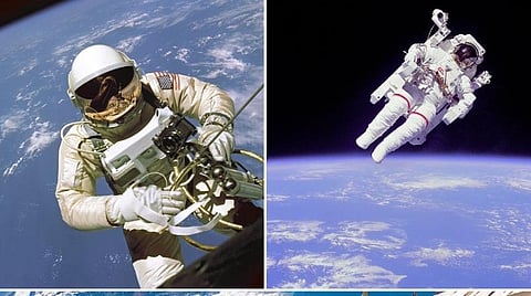 விண்வெளியில் எப்படி நடக்கிறார்கள்?