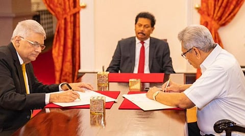 பதவியேற்புக்கு பின் இந்திய உறவு குறித்து பேசிய இலங்கை பிரதமர் ரணில் விக்ரமசிங்கே