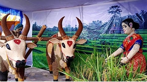 9-வது வாசனை திரவியக் கண்காட்சி தொடக்கம்: ஏலக்காய், கிராம்பு சிற்பங்கள்