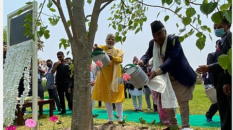 லும்பினியில் பிரதமர் மோடி: புத்த கலாச்சார கொண்டாட்டங்களில் பங்கேற்பு 