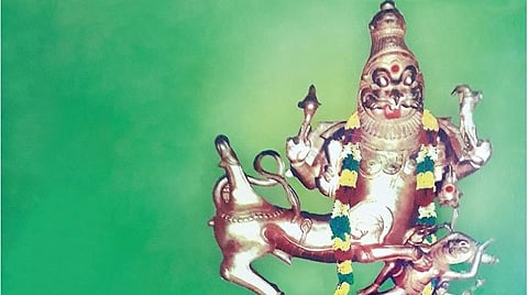 நரசிம்மரைச் சாந்தப்படுத்திய சரபேஸ்வரர்!