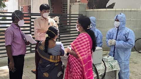 சென்னை அண்ணா பல்கலை.யில் 6 பேருக்கு கரோனா: ராதாகிருஷ்ணன் நேரில் ஆய்வு