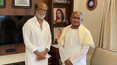 'சாமி... ஏதாவது வேலை இருக்கா?' - இளையராஜாவை சந்தித்து பாடல்களை ரசித்த ரஜினிகாந்த்