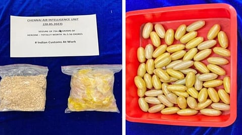 4 நாட்கள், 63 கேப்சூல் மாத்திரைகள், ரூ.5.56 கோடி மதிப்பிலான போதைப்பொருள்: சென்னையில் உகாண்டா நபர் கைது