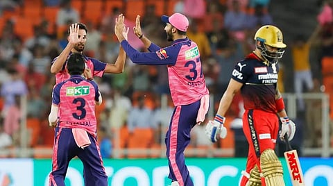 IPL 2022 Qualifier 2 | ராஜஸ்தானுக்கு 158 ரன்களை வெற்றி இலக்காக நிர்ணயித்த ஆர்சிபி