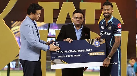 IPL 2022 சாம்பியன் குஜராத் அணிக்கு ரூ.20 கோடி பரிசுத் தொகை