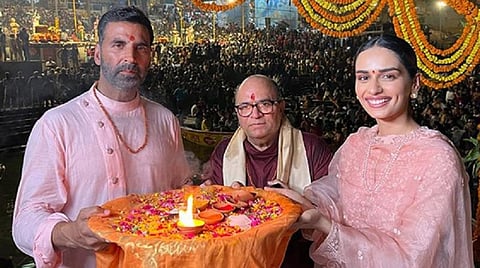 வாரணாசியில் பாலிவுட் நடிகர் அக்‌ஷய் குமார்