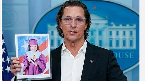 “பாதுகாப்பான பள்ளிகள் வேண்டும்” - துப்பாக்கி வன்முறைகள் குறித்து வெள்ளை மாளிகையில் நடிகர் மேத்யூ மெக்கோனாஹே உருக்கம்