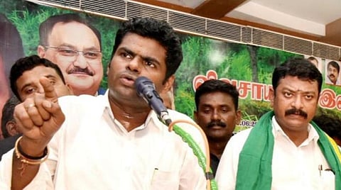 ஆற்காடு வீரசாமி குறித்து தவறான தகவல்: வருத்தம் தெரிவித்த அண்ணாமலை