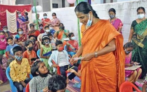 இல்லம் தேடிக்கல்வி மையங்களில் வாசிப்பு மாரத்தான் இயக்கம்: குழந்தைகள் 11 நாளில் 227 கோடி சொற்கள் உச்சரிப்பு