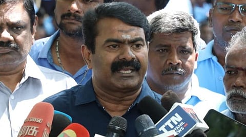 புதுச்சேரி மின்வாரிய ஊழியர்களின் போராட்டத்திற்கு நாம் தமிழர் கட்சி துணைநிற்கும்: சீமான்