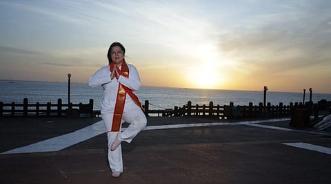 “தொடர்ந்து யோகா செய்தால் நாம் மிகப் பெரிய பலத்தை பெற முடியும்” - மத்திய இணையமைச்சர் மீனாட்சி லேகி