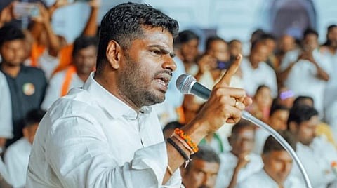 குடியரசுத் தலைவர் தேர்தல் | “வாய்ச்சொல்லில் மட்டுமே திமுக, விசிக, காங். கட்சிகளின் சமூக நீதி” - அண்ணாமலை