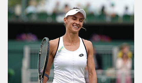 உக்ரைன் வீராங்கனை லெசியா சுரென்கோ.