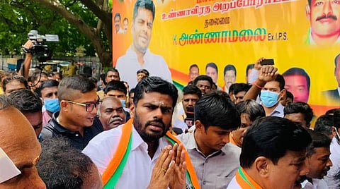 திமுக அரசு 505 வாக்குறுதிகளை டிச.31-க்குள் நிறைவேற்றாவிட்டால் ‘பாதயாத்திரை’ - அண்ணாமலை எச்சரிக்கை