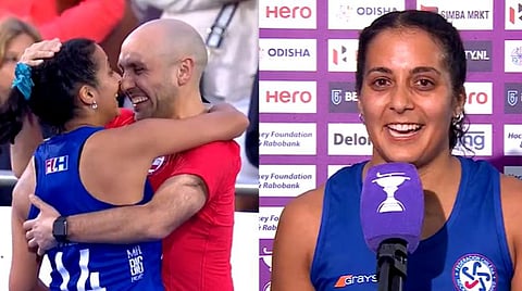 2022 மகளிர் ஹாக்கி உலகக் கோப்பை | கோல் பதிவு செய்ததும் காதலனிடம் காதலை சொன்ன சிலி வீராங்கனை