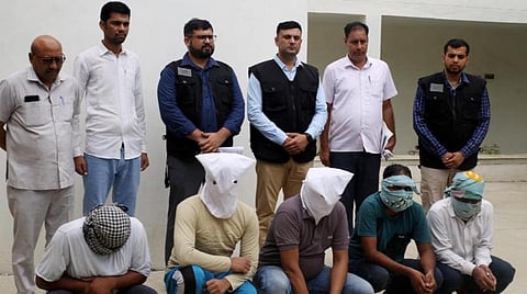 ரூ.50 லட்சம் கேட்டு கடத்தப்பட்ட தமிழக தொழிலதிபர் மீட்பு - 5 பேரை கைது செய்து ஹரியாணா போலீஸார் விசாரணை