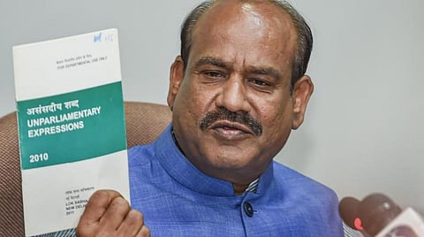 நாடாளுமன்றத்தில் தடை செய்யப்பட்ட சொற்கள் பட்டியல் வெளியீடு: எதிர்க்கட்சிகள் புகாருக்கு சபாநாயகர் விளக்கம்