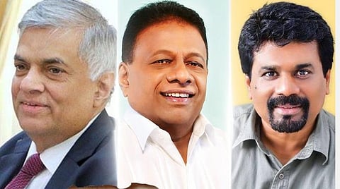 ரணில் விக்ரமசிங்க, டல்லஸ் அழகப்பெருமவு, அனுரா குமார திசநாயகா