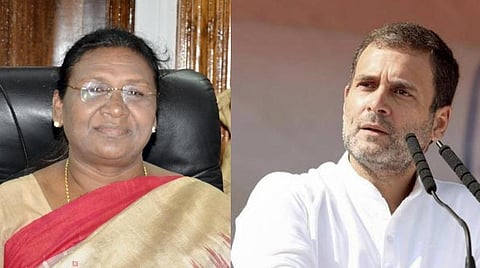 புதிய குடியரசுத் தலைவர் திரவுபதி முர்முக்கு ராகுல் காந்தி வாழ்த்து