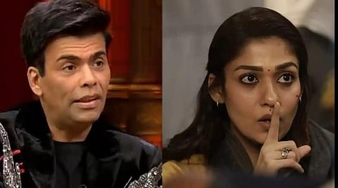 நயன்தாரா நம்பர் ஒன் நடிகை இல்லையா? - சர்ச்சையை ஏற்படுத்திய கரண் ஜோஹர் 