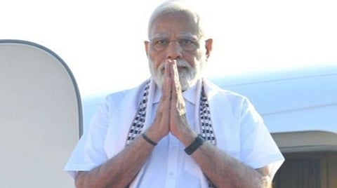 44-வது செஸ் ஒலிம்பியாட் தொடக்க விழா: சென்னை வந்தார் பிரதமர் மோடி