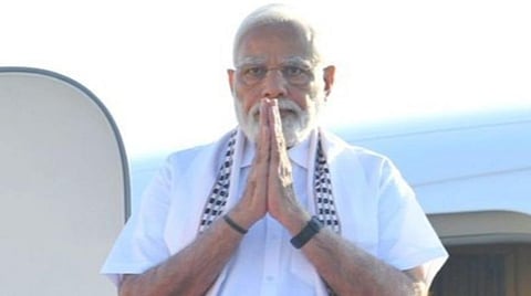 சென்னை செஸ் ஒலிம்பியாட் விழா: சதுரங்க கரை வேட்டியில் பிரதமர் மோடி, பாஜகவினர்