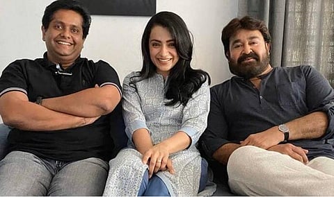 3 ஆண்டுக்குப் பிறகு மீண்டும் தொடங்கிய த்ரிஷா - மோகன்லால் படம்