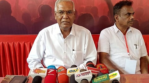 நாட்டின் சுதந்திரத்தில் பாஜகவுக்கு துளியும் பங்கு இல்லை: சிபிஐ தேசிய பொதுச் செயலாளர் டி.ராஜா விமர்சனம்