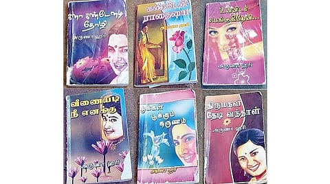 முனைவர் பட்ட ஆய்வுக்கு உட்படுத்தப்பட்ட 6 நாவல்கள்.