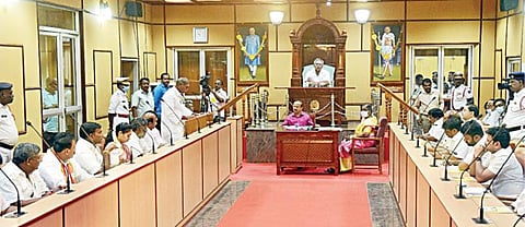 புதுச்சேரி | அரசு பள்ளிகளில் பிளஸ் 1, பிளஸ் 2 மாணவர்களுக்கு இலவச லேப்டாப்: பட்ஜெட்டில் முதல்வர் ரங்கசாமி அறிவிப்பு