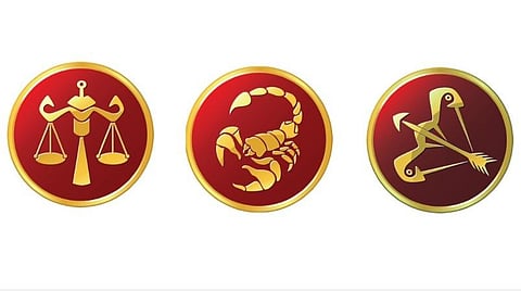 துலாம், விருச்சிகம், தனுசு ராசிகளுக்கு இந்த வாரம் எப்படி? | பலன்கள் @ ஆக.25 - 31