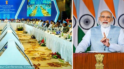 மாறி வரும் சூழலுக்கேற்ப மாற்றிக்கொள்ள வேண்டும் - தொழிலாளர் மாநாட்டில் பிரதமர் அறிவுரை