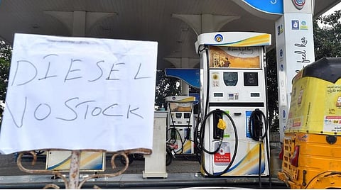 சென்னையில் டீசல் தட்டுப்பாடு: வாகன ஓட்டிகள் அவதி