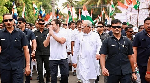 2-வது நாள் ஒற்றுமை பயணத்தில் ராகுல் காந்தி