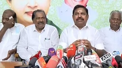 அதிமுக இடைக்கால பொதுச் செயலாளர் எடப்பாடி பழனிசாமி