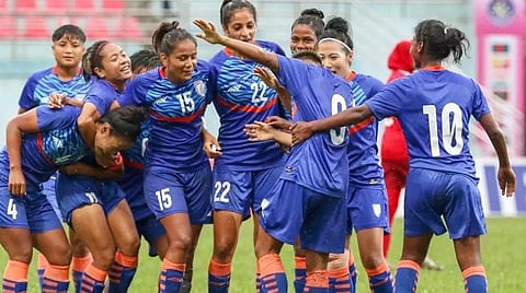 எஸ்ஏஎப்எப் மகளிர் கால்பந்து: மாலத்தீவுகள் அணியை வீழ்த்தியது இந்தியா