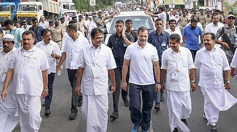 காலில் கொப்புளங்கள் ஏற்பட்டாலும் நடைபயணத்தை நிறுத்த மாட்டோம் - ராகுல் காந்தி தகவல்