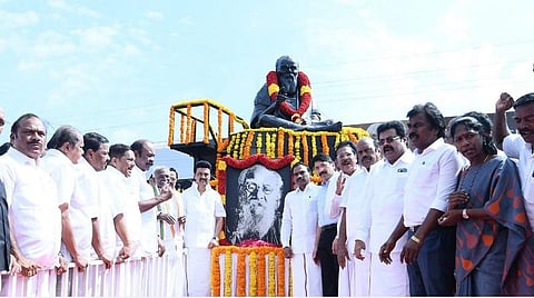 பெரியார் பிறந்ததினம் முதல்வர் ஸ்டாலின் மரியாதை