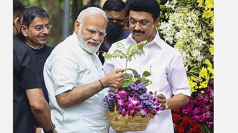 பிரதமர் மோடியுடன் முதல்வர் ஸ்டாலின் | கோப்புப் படம்