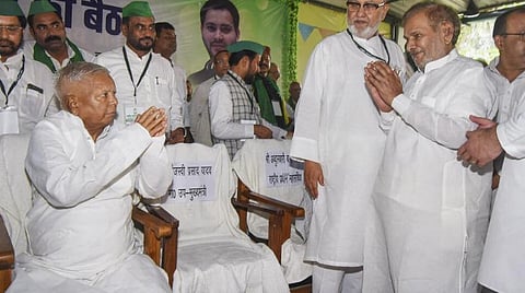 பாஜக தான் எங்களின் மிகப்பெரிய எதிரி - லாலு பிரசாத் யாதவ் பேச்சு