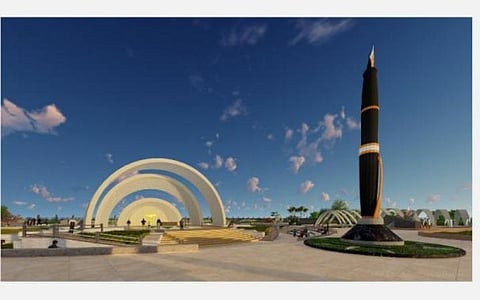 நினைவுச் சின்னத்தின் மாதிரி