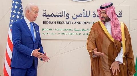 ஜோ பைடன், சவுதி இளவரசர் முகமது சல்மான் | கோப்புப் படம்