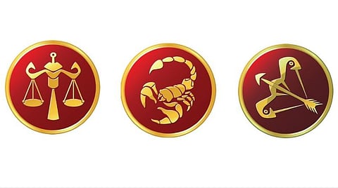 துலாம், விருச்சிகம், தனுசு ராசிகளுக்கு இந்த வாரம் எப்படி? | பலன்கள் @ அக்.20 - 26