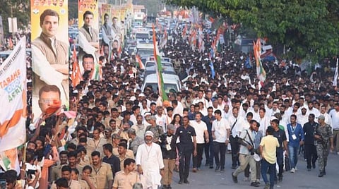 இந்திய ஒற்றுமை யாத்திரையில் ராகுல் காந்தி