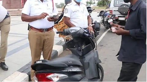 தேவர் ஜெயந்தி விழாவின் போது 39 போக்குவரத்து விதிமீறல் வழக்கு