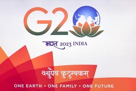 ஜி20 இலச்சினையில் தாமரை | சுய விளம்பரத்தை தவறவிடாத பாஜக: காங்கிரஸ் விமர்சனம்