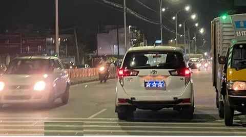 ஒருவழிப் பாதையில் எதிர் திசையில் சென்ற கூடுதல் டிஜிபி வாகனத்துக்கு ரூ.500 அபராதம்