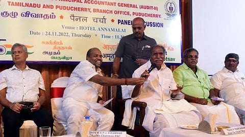 நிகழ்வில் புதுவை முதல்வர் ரங்கசாமி